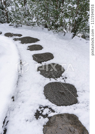 大原、京都、寶泉院、雪域天堂、踏腳石 111594958