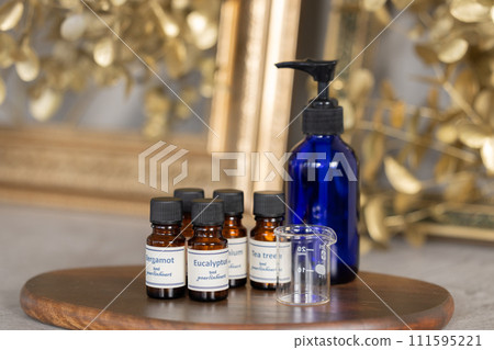 Bottle of aroma oil 111595221