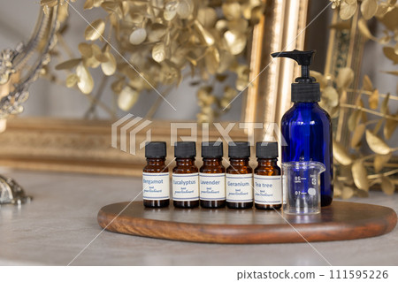 Bottle of aroma oil Bottle of aroma oil 111595226
