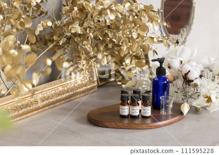 Bottle of aroma oil Bottle of aroma oil 111595228