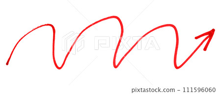 Red arrows isolated on white background Red arrows isolated on white background 111596060
