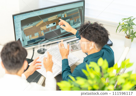 3D CAD 3D 3DCG 建築設計房屋室內2人 3D CAD 3D 3DCG 建築設計房屋室內2人 111596117