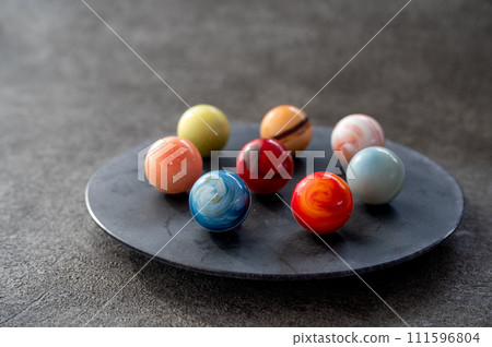 太空 巧克力星球 巧克力 太陽系 111596804