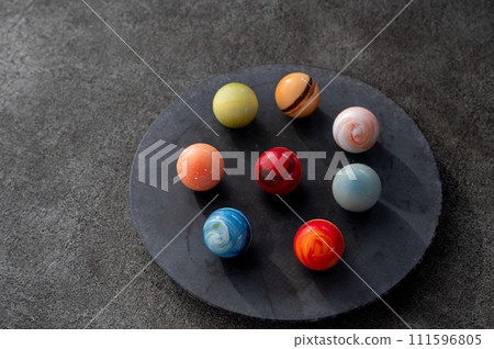 太空 巧克力星球 巧克力 太陽系 太空 巧克力星球 巧克力 太陽系 111596805