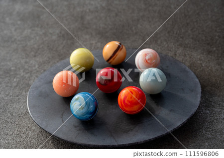 太空 巧克力星球 巧克力 太陽系 111596806