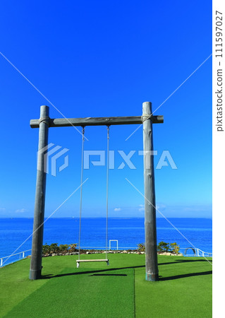 [兵庫縣]淡路台的晴空（海角鞦韆） 111597027