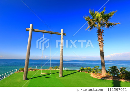 [兵庫縣]淡路台的晴空（海角鞦韆） 111597051