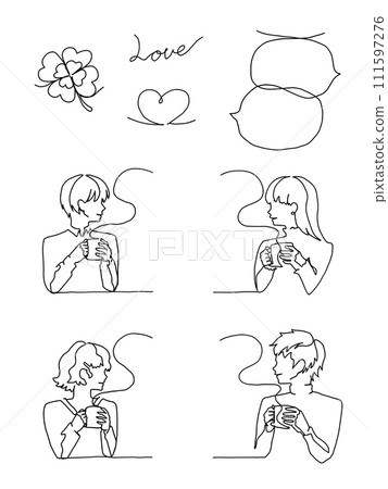 一劃/兩黑線茶時間（零件集） 111597276