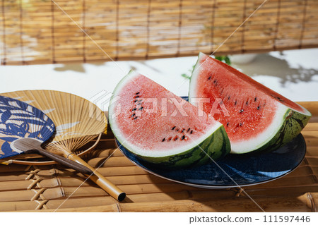 西瓜夏天圖像 西瓜夏天圖像 111597446