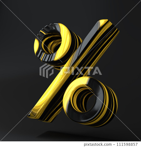 Gold luxury symbol percent of number discount template background 3d render concept for sale promotion. Special offer and discount sale in dark color Gold luxury symbol percent of number discount template background 3d render concept for sale promotion. Special offer and discount sale in dark color 111598857