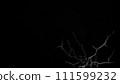 Dead pixels on the screen. Digital glitches video signal damage by dead pixels. Crack on a black large monitor. 111599232