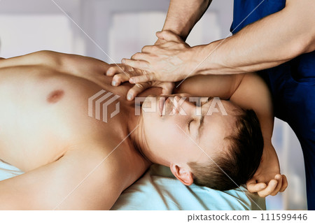 Manual therapy is physical therapy in which therapist places targeted pressure on your bones and soft tissue in effort to relieve tension, decrease pain, and mobilize joints and muscles. Manual therapy is physical therapy in which therapist places targeted pressure on your bones and soft tissue in effort to relieve tension, decrease pain, and mobilize joints and muscles. 111599446