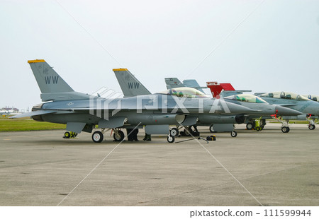 US Air Force fighter F-16 on display US Air Force fighter F-16 on display 111599944