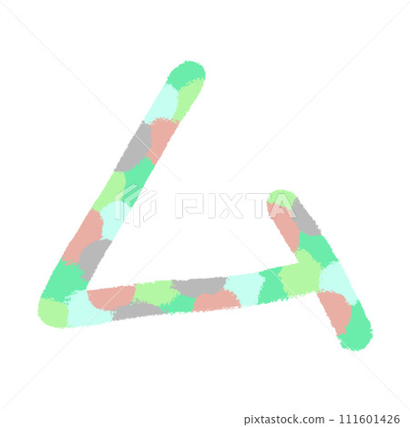 Decorative letters of katakana “mu” 111601426