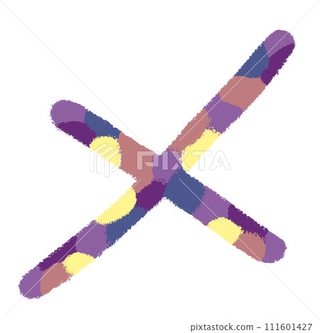 Decorative character of katakana "me" Decorative character of katakana "me" 111601427