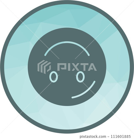 Upside-Down Face icon vector image. Upside-Down Face icon vector image. 111601885