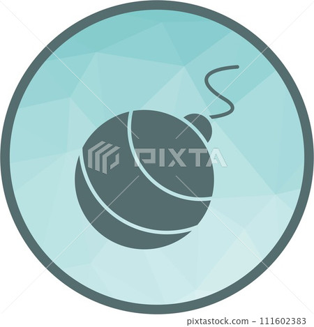 Smoke Bomb icon vector image. 111602383