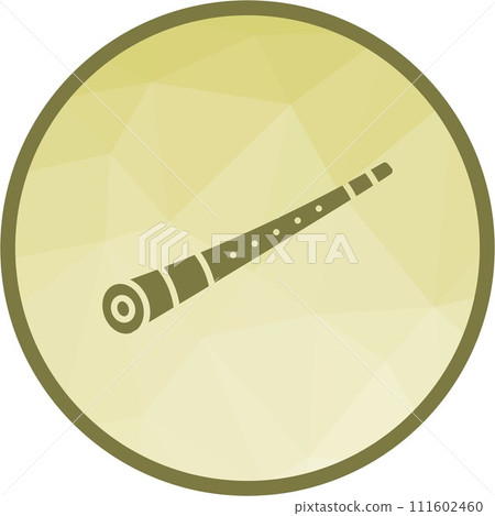 Shakuhachi icon vector image. Shakuhachi icon vector image. 111602460