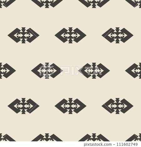 Tribal Southwestern Quilt Navajo Seamless Pattern 111602749
