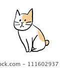sitting cat 111602937