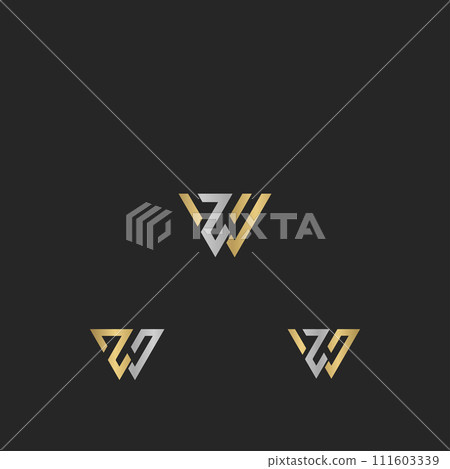 ZW or WZ  logo and icon design 111603339