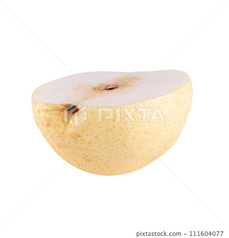 Fresh group oriental pear isolated on a white background. Fresh group oriental pear isolated on a white background. 111604077