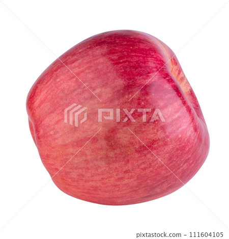 red apple isolated on a white background 111604105