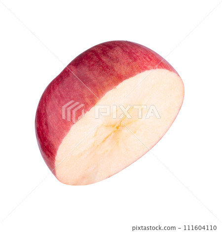 red apple isolated on a white background 111604110