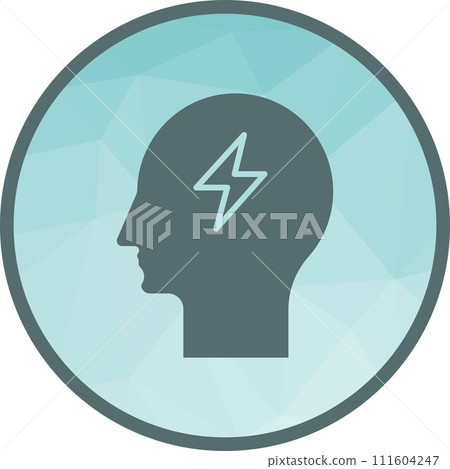 Mind Power icon vector image. Mind Power icon vector image. 111604247
