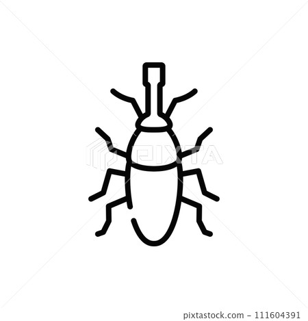 pest, line drawing, icon 111604391