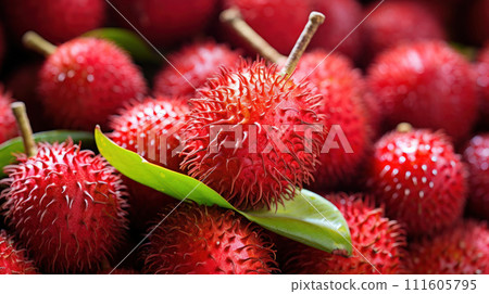 Sweet exotic fruit of Asia 111605795