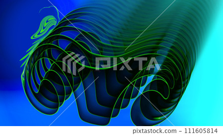 Logo of the zodiac sign "Aries".Abstract 3D drawing similar to an Aries, ski mask, sunglasses or gladiator mask. Logo of the zodiac sign "Aries".Abstract 3D drawing similar to an Aries, ski mask, sunglasses or gladiator mask. 111605814