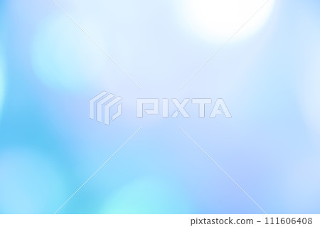 Blue color fancy and colorful ball bokeh image background material 111606408