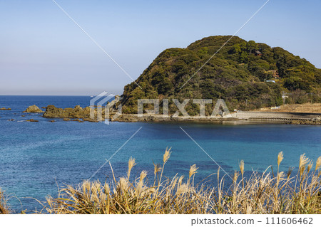 Beautiful sea and scenery seen from Oshima in Fukuoka Prefecture Beautiful sea and scenery seen from Oshima in Fukuoka Prefecture 111606462