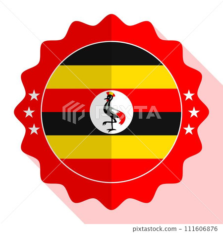 Uganda quality emblem, label, sign, button. Vector illustration. 111606876
