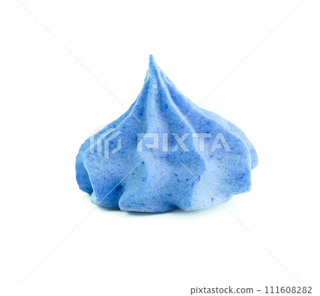 meringue cake isolated on white background 111608282