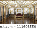 3d rendering of the hall in classical style 111608550