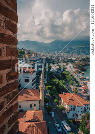 Alanya city, Turkey, view from red tower Alanya city, Turkey, view from red tower 111608831