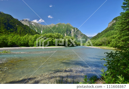 Northern Alps Kamikochi summer scenery 111608867