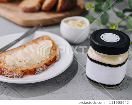 Tasty bread with truffle paste 111608942