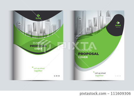 Corporate Business Proposal Catalog Cover Design Template Concepts Corporate Business Proposal Catalog Cover Design Template Concepts 111609306