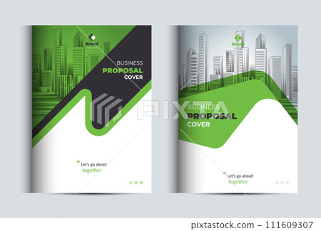 Corporate Business Proposal Catalog Cover Design Template Concepts Corporate Business Proposal Catalog Cover Design Template Concepts 111609307