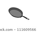 A simple frying pan with a slight twist 111609566