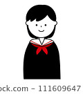 girl in school uniform 111609647