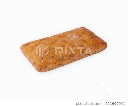 Homemade Bread on White Background Homemade Bread on White Background 111609931