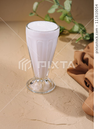 Iced coffee in plastic cup Iced coffee in plastic cup 111610054