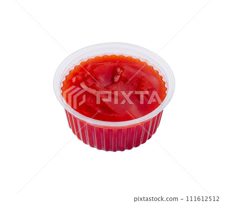 Bowl of ketchup or tomato sauce 111612512