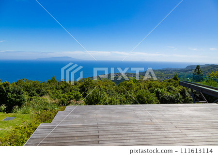 Komuroyama Park, a tourist attraction in Ito City, Shizuoka Prefecture where you can see the Izu Seven Islands 111613114