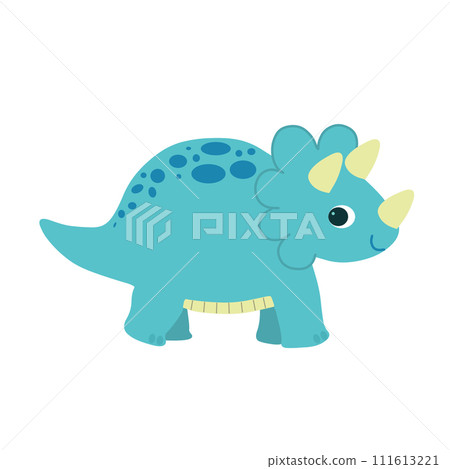 可愛的三角龍圖 111613221