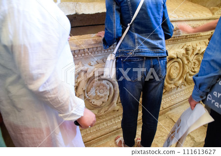Sarcophagus in the church of St. Nicholas in Demre Turkey. Sarcophagus in the church of St. Nicholas in Demre Turkey. 111613627